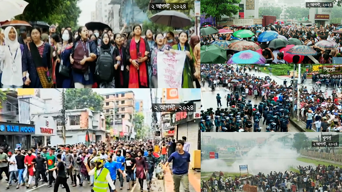 ‘৩৩ জুলাই’ উত্তপ্ত রাজপথ: সন্তানের বুকে বন্দুকের নল, রক্ষায় ঢাল হয়ে মাঠে নামল গোটা জাতি